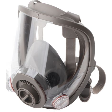Masque respiratoire intégral 6800 anti-poussière avec protection buccale en gel de silice, haute couverture pour la pulvérisation de peinture, les produits chimiques et le formaldéhyde (cartouche n° 7 (1/5)