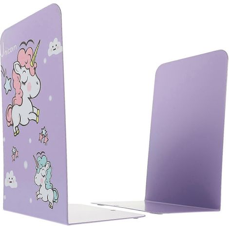 Serre-livres décoratifs (1 paire) pour salon et bureau style simple en fer résistant à l'usure (1/4)