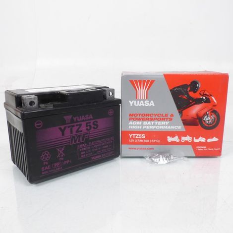 Batterie Yuasa pour Moto Honda 125 Cbr R 2004 à 2020 YTZ5-S / 12V (1/5)