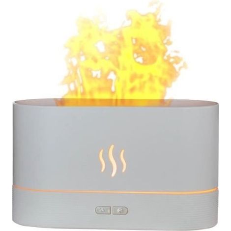 Diffusore di oli essenziali con effetto fiamma, 180 ml, bianco (bianco), (1/5)