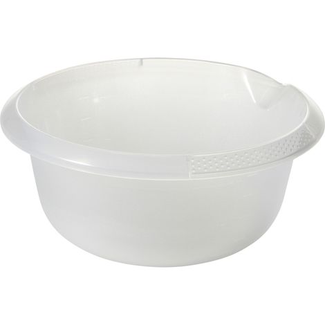 keeeper Bol Universal con Boquilla, Redondo, 2,5 l, Ø 24 cm, Björk, Transparente