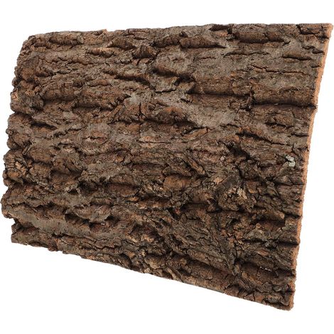Decorative Bark Panel for Reptile Terrarium, Simple Coffee Wood (1/5)