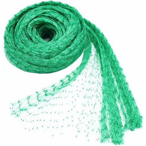 Filet anti-oiseaux 10 x 4 m en nylon - Filet de protection jardin vert (1/5)