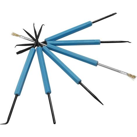 EASYCOMFORT baguette de soudage 6 pcs soudage de la station de soudage de la station de soudage de fer de fer de fer, outil d'assistance de chaleur électronique, ensemble de la puce d'alésoir. soudeur (1/5)