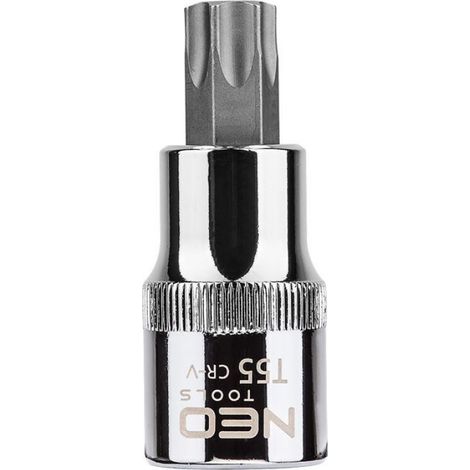 Embout Torx - T55 - 1/2" - Acier Chrome-Vanadium - Longueur 55 mm (1/5)