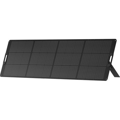 Panel Solar Plegable Ayerbe 220 W para Estaciones AY-1024, AY-2048, AY-3072 y AY-5040, Silicio Monocristalino 20–22 %, Puerto DC, Alta Eficiencia