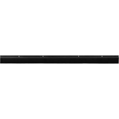 Brosse de joint de porte à visser, lot de 2, noire, 100 cm (1/5)