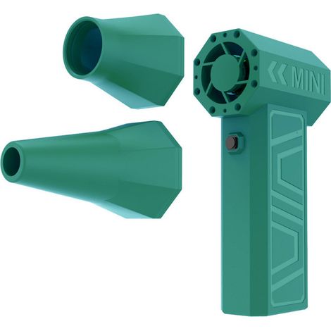 Filiyano-Mini aspirateur - Souffleur d'air 105 000 tr/min avec 3 niveaux réglables (cyan) (1/4)