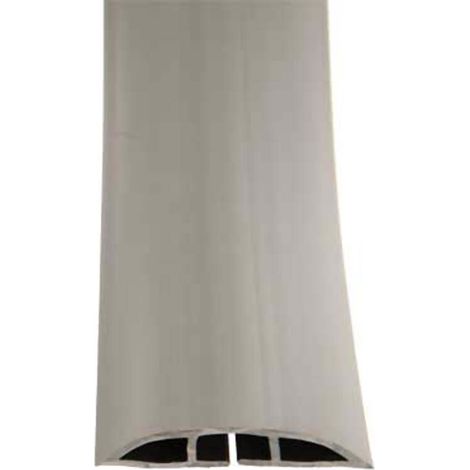 Protège câble RS PRO, Ø interne: 29.4mm 29.4 x 15.4mm, long.: 1m, larg.: 101,6 mm, PVC Gris ( Prix pour 1 )