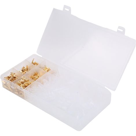 Packung mit 600 Crimp-Steckverbindern (Stecker und Buchse), 2,8/4,8/6,3 mm, hochwertige Industrieausstattung (1/5)