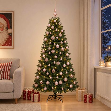 vidaXL Árbol de Navidad Artificial con Adorno 240 cm 300 LED (1/5)