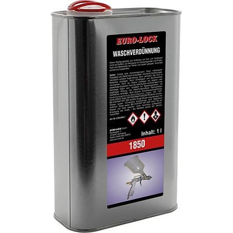 Diluant de lavage EURO-LOCK LOS 1850, bidon 1l
