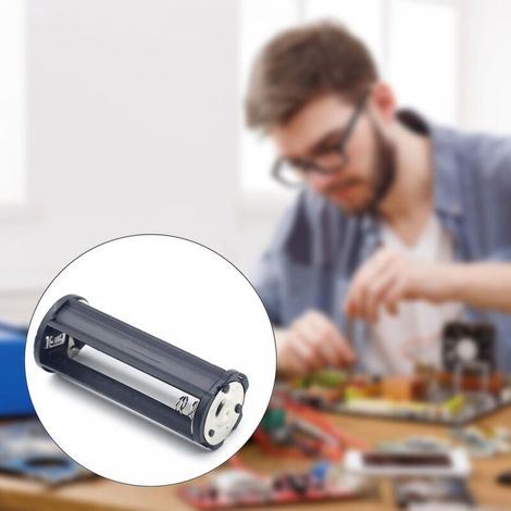 Tube de support de batterie 3xaaa, adaptateur de piles noir pour convertisseur de boîtier (1/3)