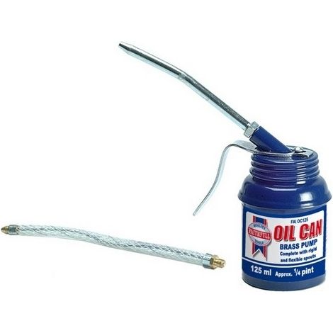 Faithfull AOC5220 Pistol Type Oil Can 125ml FAIOC125