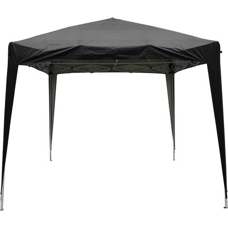 3x3m Garden Gazebo Top Sun Cover Roof Replacement Tent Canopy Black