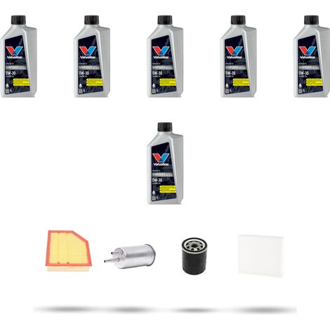 Kit tagliando 4 FILTRI e 6L OLIO compatibile con Volvo V70 III 2.0 T5 177Kw dal 2010 al 2014 (1/5)
