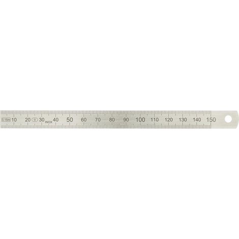 Helios Preisser Biegsamer Stahlmaßstab Teilung mm 200 x 13 x 0,5 mm (1/5)