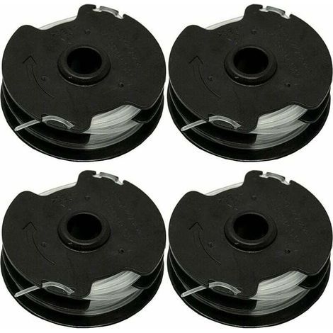 Lot de 4 bobines de Rechange pour débroussailleuse sans Fil Parkside PRTA 20-Li C3 IAN351753 (1/4)