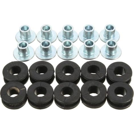 10pcs Moto Caoutchouc oeillet Boulon pour Honda/Yamaha/Suzuki/Kawasaki Fairings