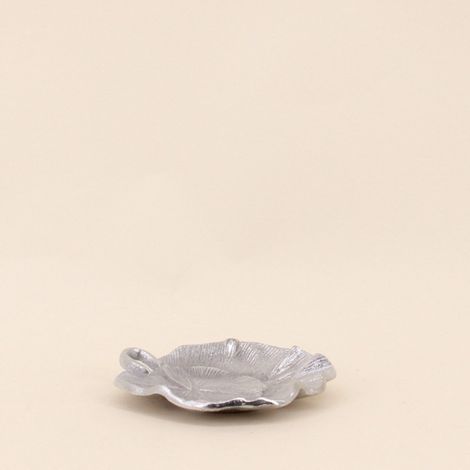 Vide poche en alluminium forme feuille 11,5x15cm (1/5)
