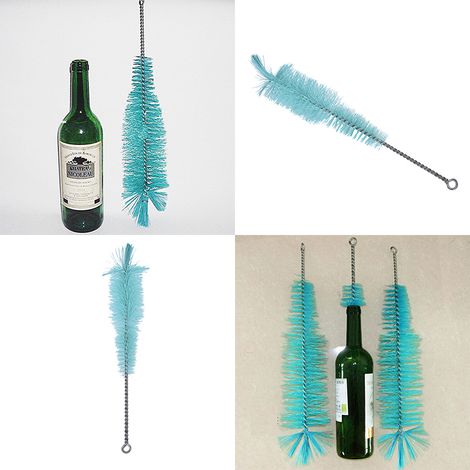 Brosse de nettoyage en nylon pour bouteilles de vin, de bière et de brassage maison, tuyau d'arrosage, cuisine-AquaForge (1/5)