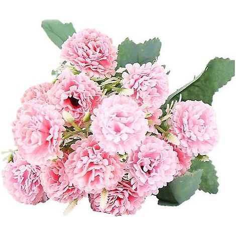 Bouquet de lilas artificiel réaliste, aux couleurs inaltérables, facile d'entretien et idéal pour la décoration intérieure.rose (1/5)