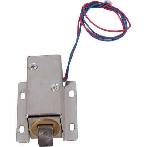 Serrure électrique 12 V porte d’armoire Serrure magnétique pêne en haut (1/5)