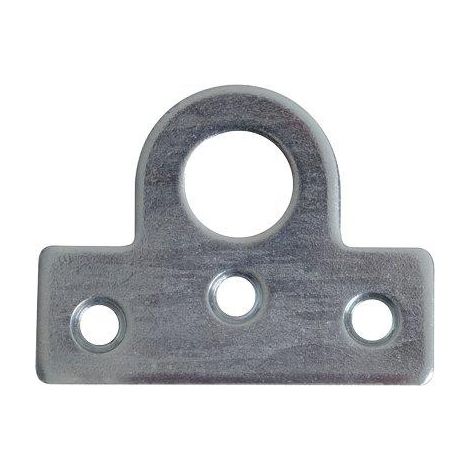 Occhiolo Portalucchetto Zincato S. Foro 47 x 35,5 mm 1,8 mm 12 mm 100 Pezzi
