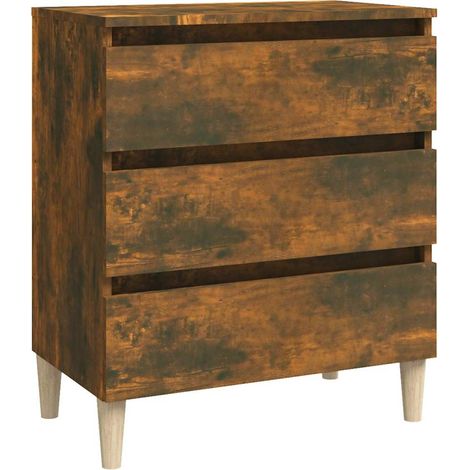 Maison Exclusive - Aparador madera contrachapada color roble ahum (1/5)