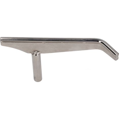 Support d'outil de tour à bois incurvé et droit, accessoires de pièces spéciales en acier allié, tige 16 mm 5/8 po (1/5)