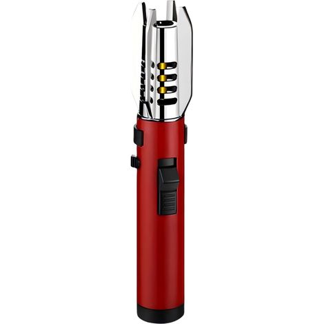 FLITI Jet Turbo Storm Lighter, Matte Black, with Safety Lock and Adjustable Flame, Rechargeable Lighter for BBQ, Camping, Outdoor, Indoor Use (1/5)