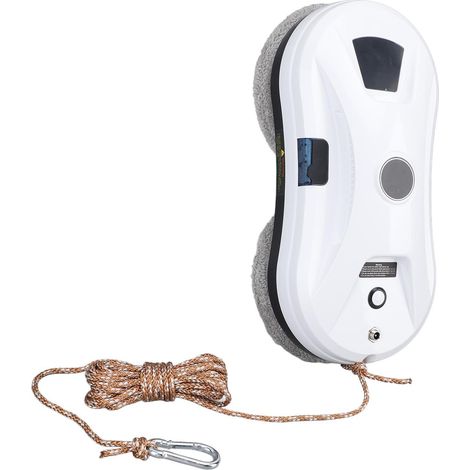 Fensterputzroboter mit automatischer Reinigungsroutine, 2800 Pa Saugkraft, 8 Reinigungstücher, 100–240 V AC, EU-Stecker (1/5)
