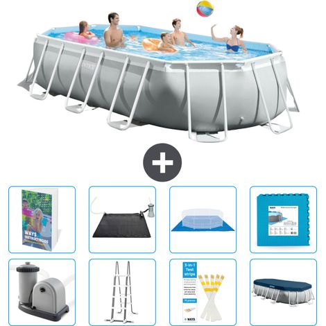 Prism Frame Pool Oval - 503x274x122 cm - 9-teilig S621 (1/4)