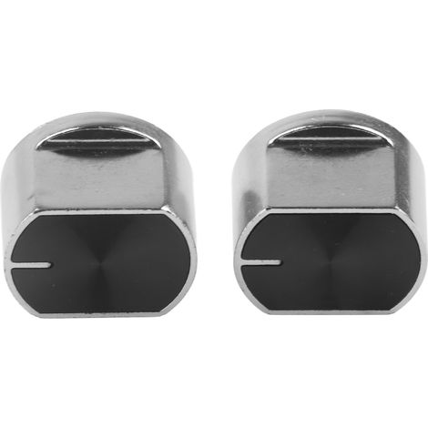Bouton de cuisinière à gaz universel 2 pièces, interrupteur rotatif en alliage de zinc, pièce de rechange pour plaque de cuisson, poignée de contrôle standard (1/5)
