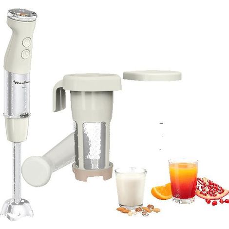 Moulinex Easy Milker & Quickchef+, Préparateur de lait végétal + pied mixeur, VD70PAE0