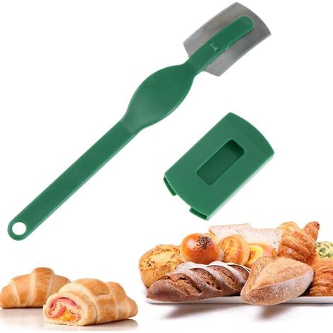 Couteau à Pain Ergonomique avec Housse de Protection