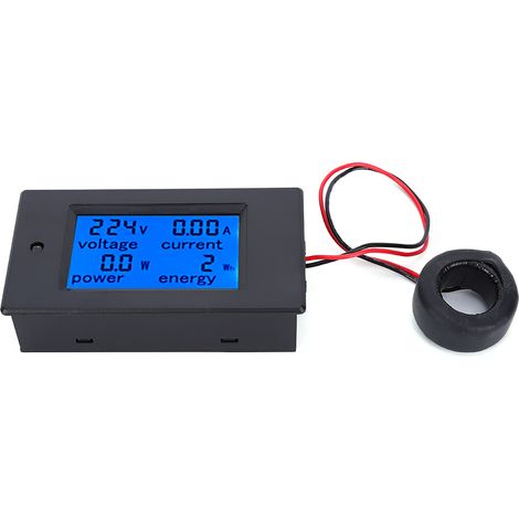 Testeur de tension, courant et énergie numérique multifonction LCD TSPZEM-061