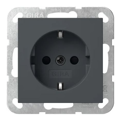 Gira Prise SCHUKO SP SRK System 55 Anthracite [418328], 4183 28