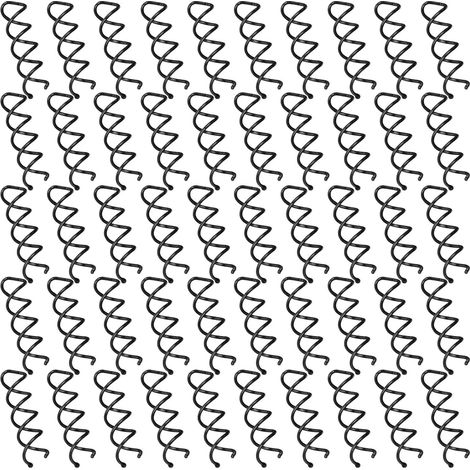 Épingles À Cheveux En Spirale - Métal Allié - Embouts Ronds Non Irritants - Pour Chignons Et Coiffures DIY - Lot De 50