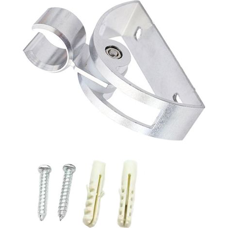 5 soportes de aluminio para cabezal de ducha, soportes de pared para cabezal de ducha (1/4)