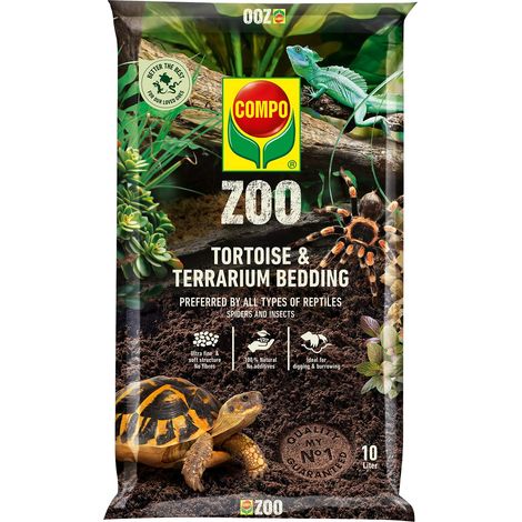 COMPO ZOO Lettiera per tartarughe e terrari, 10 litri (1/5)