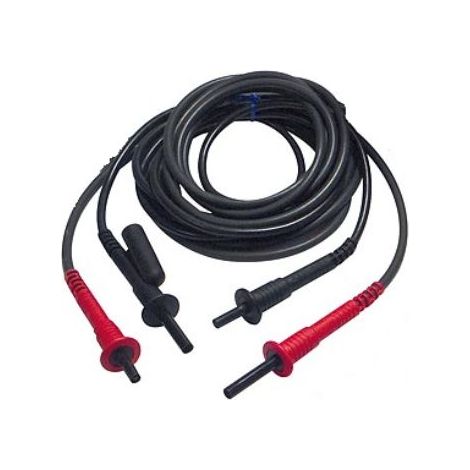 Jeu de cordons haute tension Chauvin Arnoux pour C.A 6505, C.A 6545, C.A 6547, testeur d'isolation C.A 6549 ( Prix pour 1 )