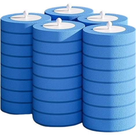 40 cabezales desechables para cepillos de inodoro, recambios para cepillos de inodoro y baño///