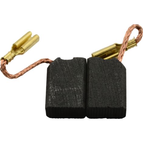 Balais de Charbon pour DeWalt Coupeuse/Scie DW824 - 6,3x10x14mm (1/2)