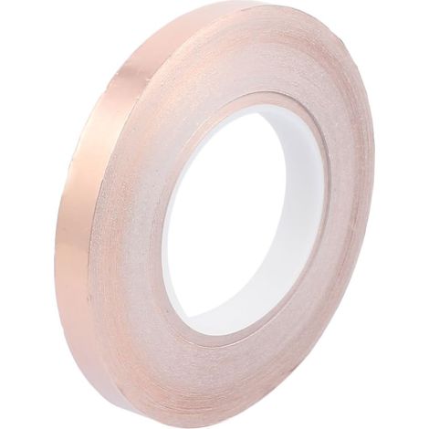 15mm Breite 50M Länge DIY Kleber einseitig leitfähiges Kupferfolienband