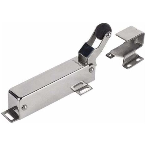 Ferme-porte hydraulique en acier inoxydable pour congélateur, crochet de porte, fermeture à amortisseur hydraulique, tampon à fermeture automatique, fermeture O9v5 (1/5)