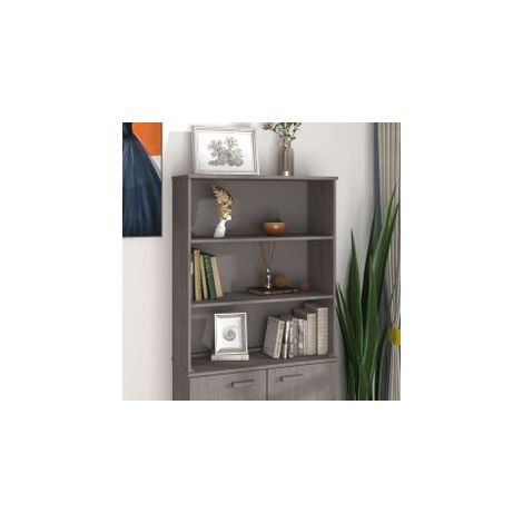 Dessus de buffet HAMAR Gris clair 85x35x100 Bois de pin (1/5)