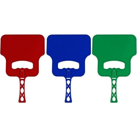 Souffleur de barbecue portable Ulisem - Souffleur de stockage de charbon de bois en plastique pour extérieur - Souffleur d'allumage de gril, couleurs aléatoires, paquet de 3 (1/4)