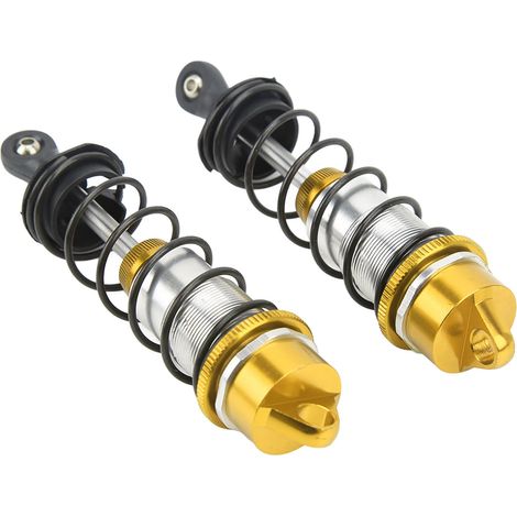 Zwei ausbalancierte Frontstoßdämpfer aus hochelastischer Aluminiumlegierung für ferngesteuerte Autos, passend für ARRMA 1/7 1/8 Goldmodelle. (1/5)
