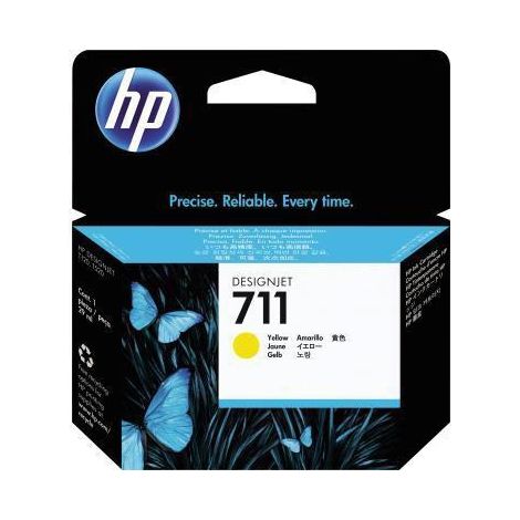 Cartouche d'encre HP 711 (CZ132A), jaune